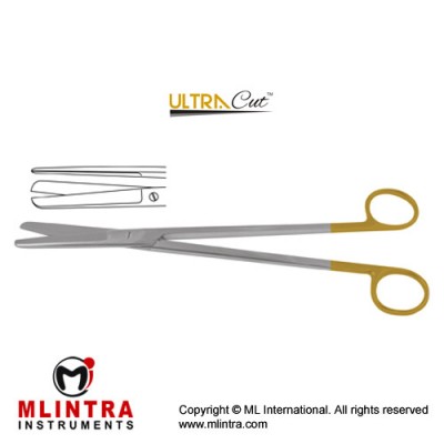 UltraCut™ TC Sims Uterine Scissor Straight Stainless Steel, 23 cm - 9"